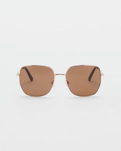 Square metallic frame sunglasses